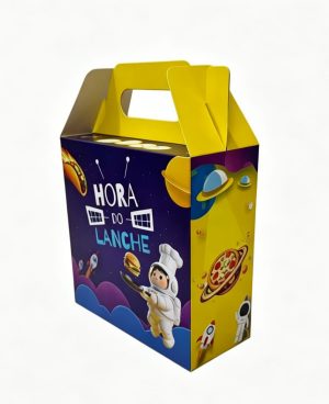Embalagem caixa Maletinha kit lanches